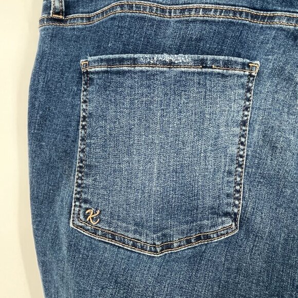 Kut from the Kloth Womens Plus Size 20W Jeans High Rise Skinny  Raw Hem  Waist - Picture 12 of 16